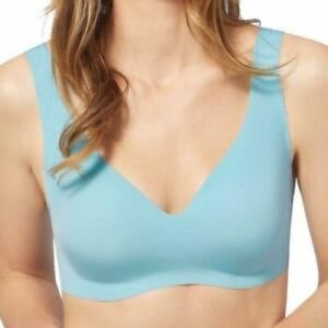 NWT Sloggi Zero Feel smooth seamless Bra/Bralette in Breeze Blue size Small